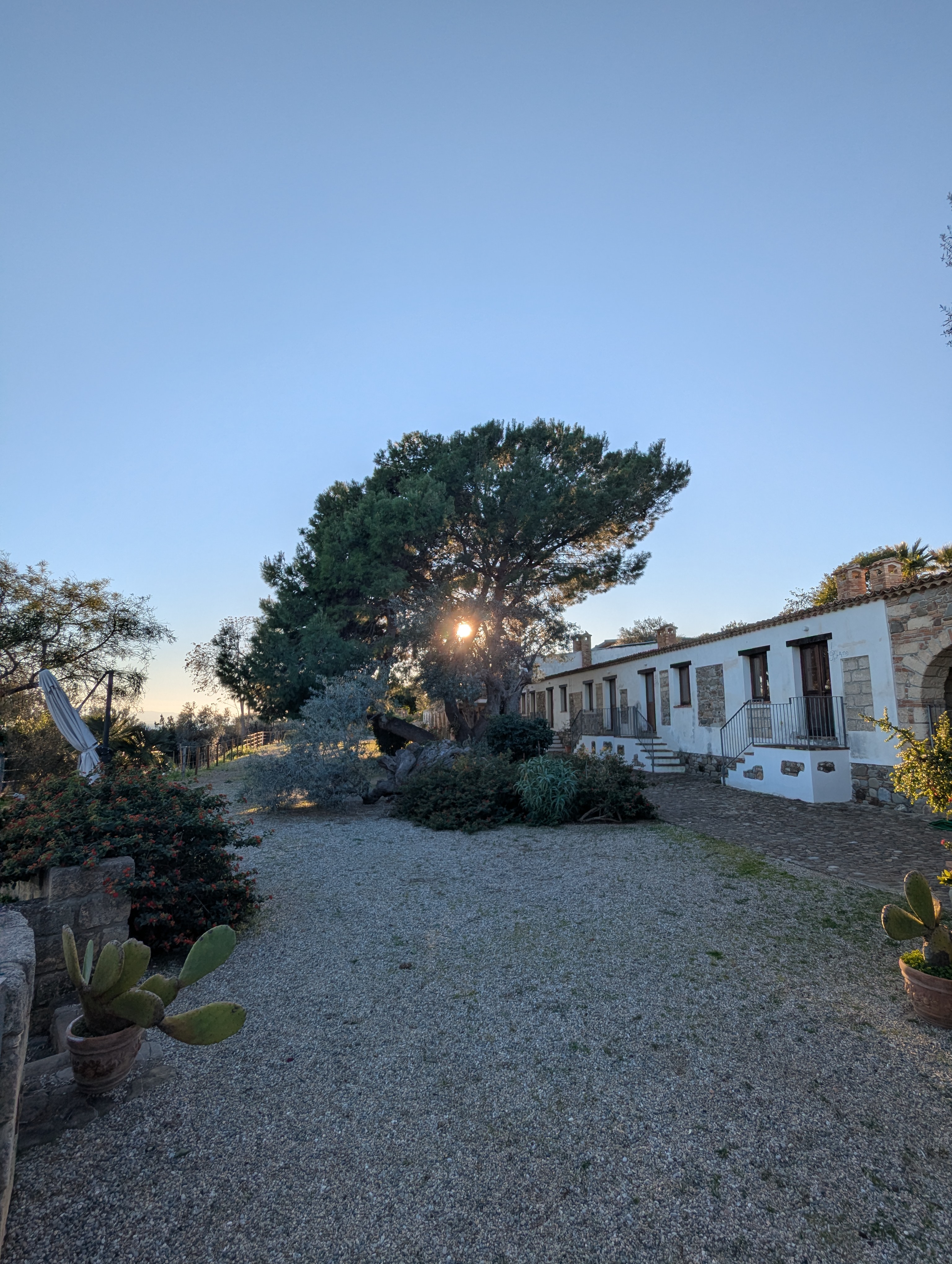 Vista dell'agriturismo